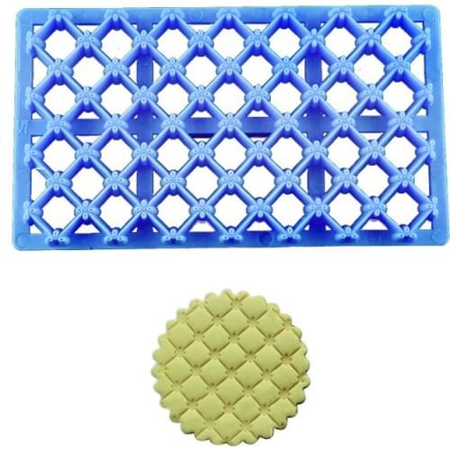 Biscuits Mold Plastic Fondant Cake Mold Sugar Skin Printing Mould Baking Tools Fondant Cake Decorating Tools for Kitchen Baking