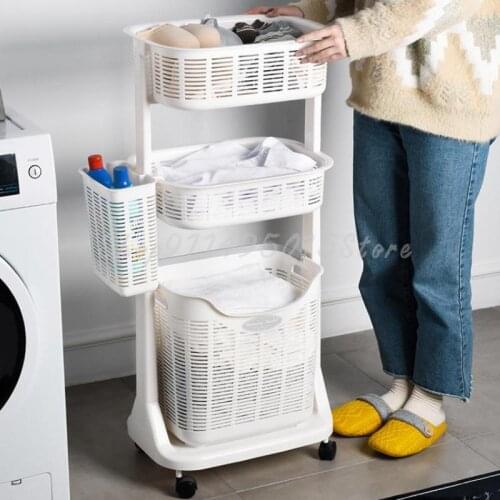 Japan Imported Dirty Clothes Basket Dirty Clothes Storage Basket Laundry Basket Bathroom Toiletries Rack Sundries Storage Rack