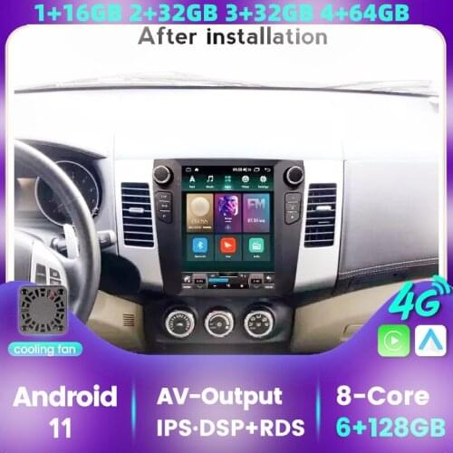Android Radio Multimedia Navigation Player Car GPS For Mitsubishi Outlander 2005-2011 Peugeot 4007 Citroen C-Crosser 2007-2013