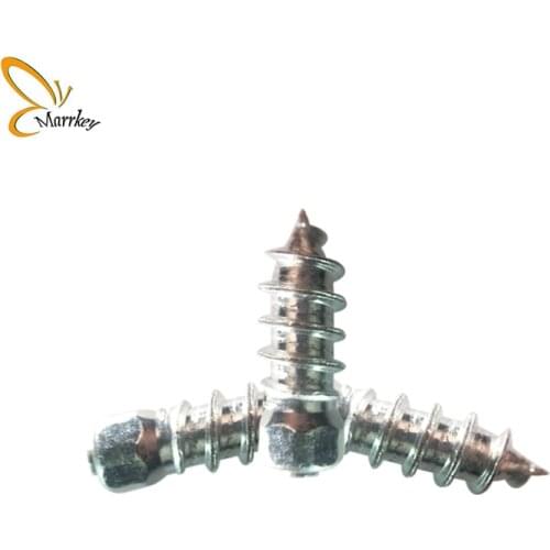 Marrkey 50PCS 20mm Tire Studs/Spikes for Tires/Snow Chains Ice Studs for Compact Loaders/Forklift/ATV/Mini-Tractor/Farm/Mining