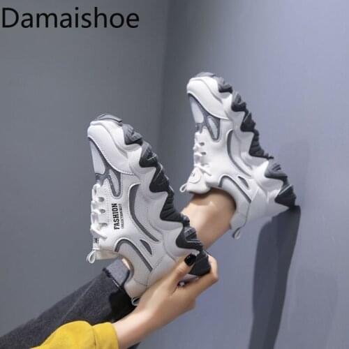 2021 Autumn New Fashionable Women Sports Comfortable Womens Shoes All-Match Platform Leisure Sports Lightweight Ladiess Shoes