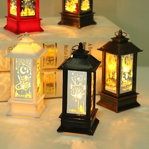 New Wind Lanterns Ramadan Lanterns Led Home Scene Decoration Holiday Gifts Crafts Ornaments