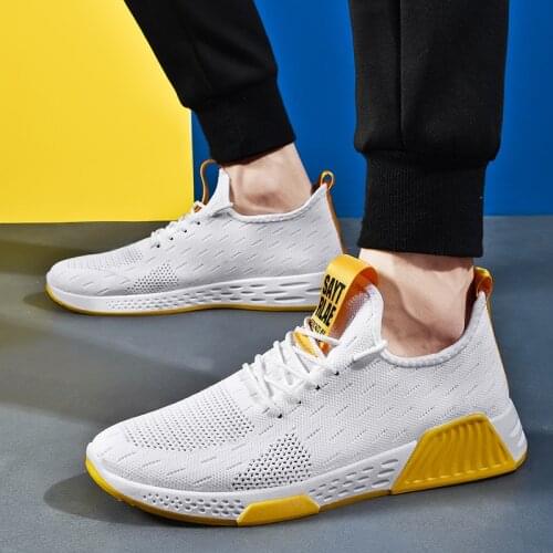 Shoes Casual man zapatillas summer Breathable causal sapatos leisure negras snaeakers walking slip hombre casual sneaker mesh