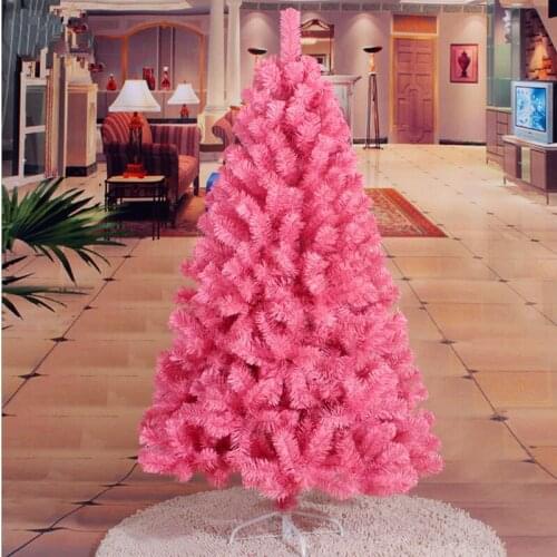 Factory direct color Christmas tree 1.5 m / 150CM encryption Christmas tree Christmas tree shopping malls pink arrangement