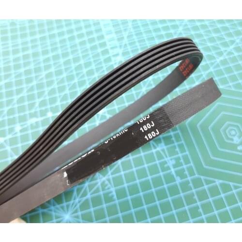 2Pcs 180J=PJ457 Ribbed Belt Rubber Conveyor belt for Treadmill / Woodworking Lathe