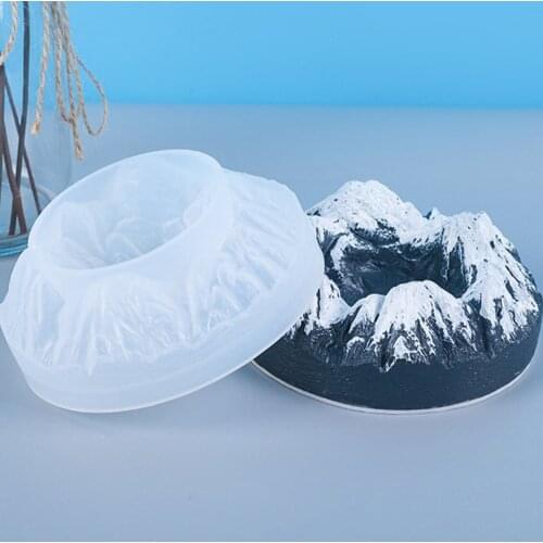Snowberg Silicone Casting Molds Jewelry Tools For DIY Resin Ashtray Snow Mountain Tabletop Decoration Uv Epoxy Handmade Artcraft