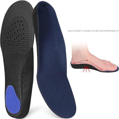 Eva Sports Orthopedic Insoles For Shoes Men Women Pad Inserts Shock Absorbing Insoles Breathable Massage Arch Support Insoles