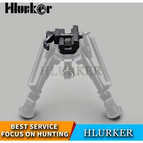 Tactical QD Quick Detach Release Mount Bipod Adapter Sling Swivel Adapter 20mm Picatinny Weaver Rail AR-15 Hunting Accessories