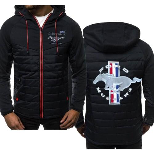 2021 New Men Hoodies for MUSTANG Tools Spring Autumn Jacket Casual Sweatshirt Long Sleeve Zipper Hoody