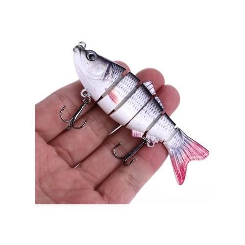 Sinking Wobblers Fishing Lures 10cm 17.5g 6 Multi Jointed Swimbait Hard Artificial Bait Pike/Bass Fishing Lure Crankbait
