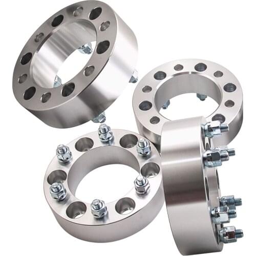 4PCS 50mm Wheel Spacer Adapters For Isuzu Rodeo 1992 1993 1994 1995-2004 Trooper 1992-2003 6x139.7 M12x1.5