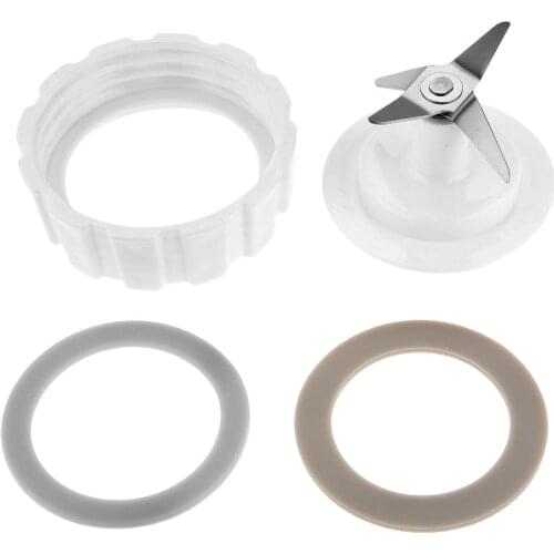 4pcs/set Kitchen Blender Parts Replacement Base Bottom Cap Sealing Gasket Fit for Hamilton Beach Blender Black