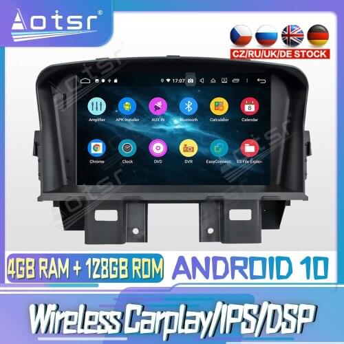 Android 10 PX6 128G For Chevrolet CRUZE 2008 2011 car DVD GPS Navigation Auto Radio Stereo Video Multimedia Player HeadUnit 2din