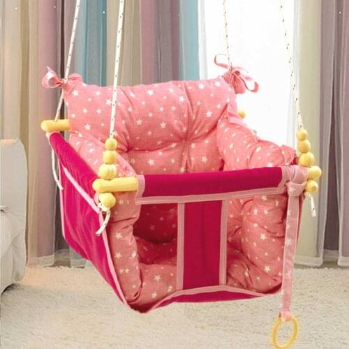 Baby Swing Play Activity Children Hammock Fun Hanging Boys Girls Babies Kids Safe Toy Rocking Chair Canvas Seat Models
