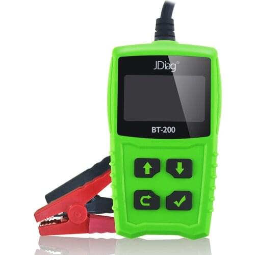 JDiag FasCheck BT200 12V Auto Battery Tester Car Cranking and Charging System Test Scan Tool Battery Analyzer Diagnostic Tool