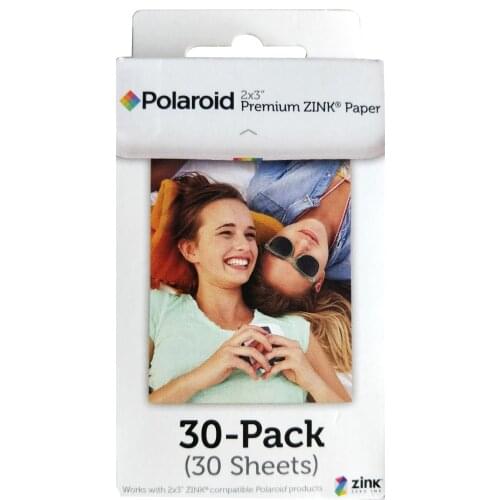30 Sheets 2x3 inch Premium ZINK Film Photo Paper for Mint Snap Touch Z2300 SocialMatic Zip Mobile Instant Printer