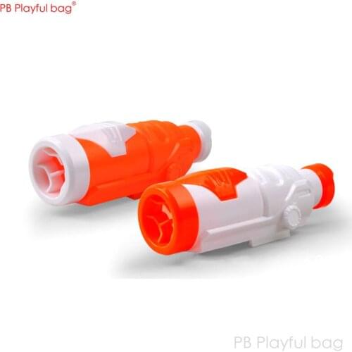 Playful bag Soft bullet gun sight Decorative silencer for kids Orange and white sight soft bullet toy gun accessory CS toys QH95