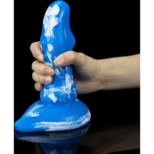 Crocodile Soft Silicone Dildos Realistic Penis Suction Cup Dick Orgasm Anal Masturbation device G-spot Erotic Sex Toy for Woman