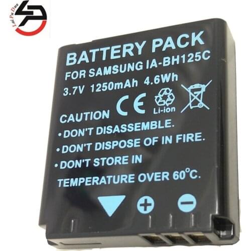 Laipuduo Replacement Camera Battery IA-BH125C BH125C BP-41 1 For SAMSUNG R10 Ricoh GRD3 GRD4 Sigma DP1M DP2M DP3M Merrill PM126