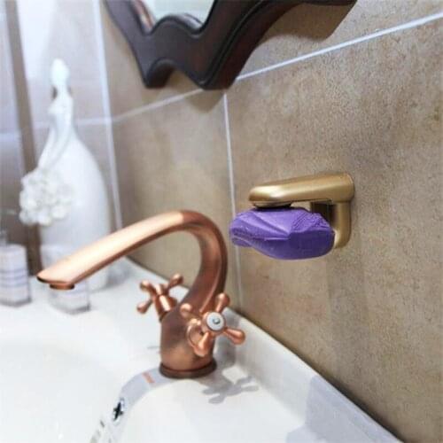 1PCS Magnetic Soap Holder Container Dispenser Wall Attachment Adhesion Bathroom Soap Rack Holders for Home Bathroom Accessories