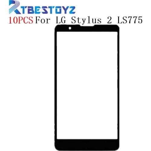 RTBESTOYZ 10PCS/lot Front Outer Lens Glass Screen For LG Stylo/Stylus 2 LS775 K520 K540