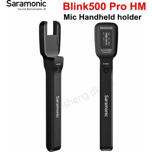 Saramonic Blink500 Pro HM Rechargeable Handheld Mic Transmitter Holder for Blink 500 Pro B1 B2 TX Wireless Lavalier Microphone