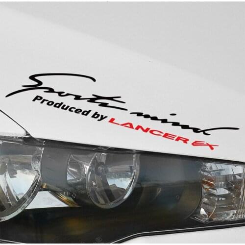 Customization Sport Car Covers Car Stickers Decal Car Styling For mitsubishi lancer ex car accessories