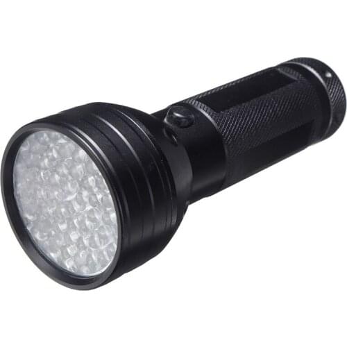 Ultra Violet UV Flashlight Torch Light Lamp 51 LED 395nm Lamp Strong UV Lights Detector Urine Stains Lighting Scorpion Hunting