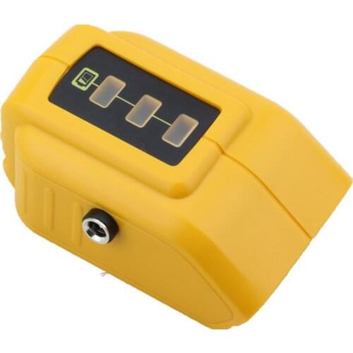 Dawupine New DCB091 with 12V DC output USB adapter for DEWALT 10.8V 12V 18V 20V rechargeable jacket