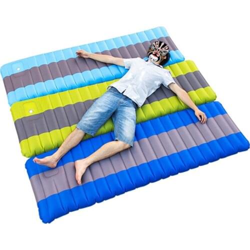 12cm Thicken Camping Air Bed Mat Outdoor Ultralight Inflatable Mattress For Tent Moisture-proof Pad With Repair Kit
