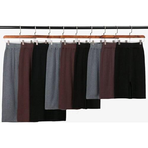 WWENN Women's Knitted Skirts