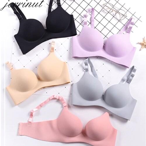 Jerrinut Bras For Women Sexy Seamless Underwear Push Up Bra Wire Free Plus Size Women Bra Bralette Cotton Female Underwear