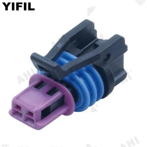 10pcs/lot 2 Pin/Way Sensor Plug Female Auto Connector Socket Housing For LS ECT Delphi Buick 15449028
