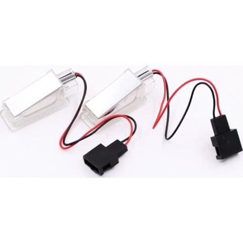 2XLED Trunk Boot Lights Lamp Luggage Compartment Light For Skoda Octavia Fabia Superb Roomster Kodiaq