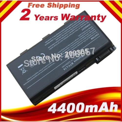For MSI A6200 battery A5000 A6000 A6203 A6205 A7200 Series BTY-L74 BTY-L75 L74 L75 ms-1682 laptop battery