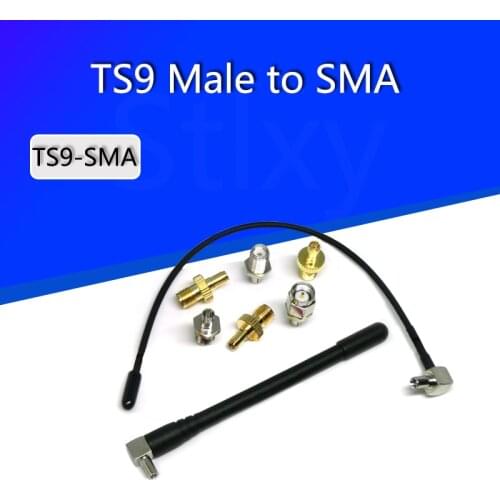 3G 4G Wireless Router Antenna TS9 Antenna for Wireless Router 5dbi Gain TS9 Adapter TS9 Male Plug To SMA Female Jack