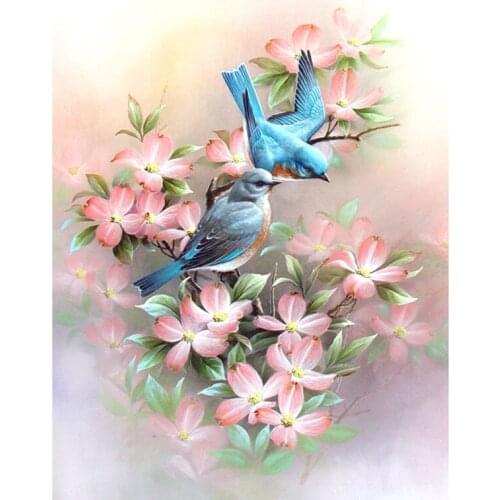 Dpsprue 5D Full Square Round Stone Diy Diamond Painting Mosaic Cartoon Bird Cross Stitch Diamant Embroidery Friend Gift