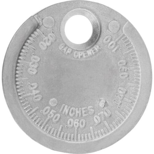 Spark-Plug Gap Gauge Tool Measurement Coin-Type 0.6-2.4Mm Range Spark-Plug Gage