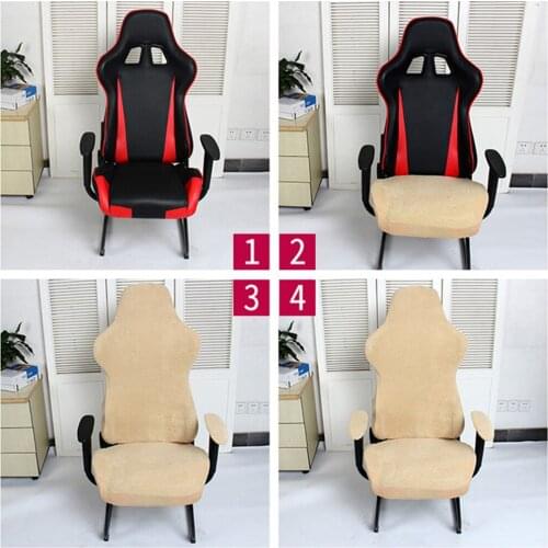 Office Computer Elastic Spandex Swivel Seat Gaming Chair Slipcover Armchair Cover Protector
