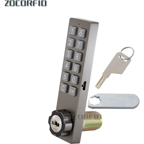 Lithium battery Electronic cabinet panel password lock Digital electronic smart cabinet lock password keypad electronic lock