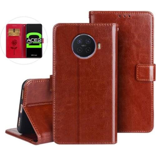 Phone Cover For OPPO Ace2 Case Flip PU Leather Wallet Stand Capa For OPPO Ace2 PDHM00 Fashion Protective Shell Bags Bumper Pouch
