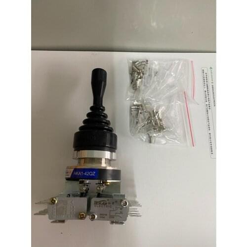 HKA1-42QZ Industrial Joystick Switch 30mm 4Position Momentary Latching 8NO 8NC Spring Return Cross Rocker Controller Switch