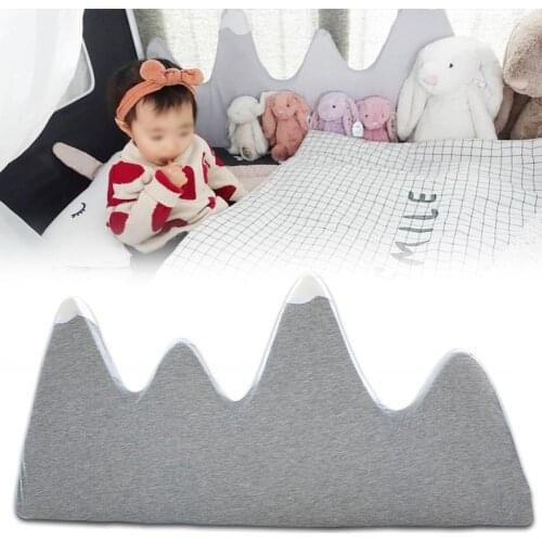 Cotton Baby Crib Bumpers Breathable Cradle Bedding Bumper Washable Padded Crib Liner Set for Room Decor