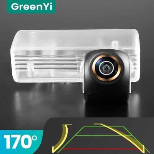 GreenYi Trajectory 170° AHD Car Rear View Camera for Nissan Tiida Sedan Versa Teana J32 Bluebird Sylphy