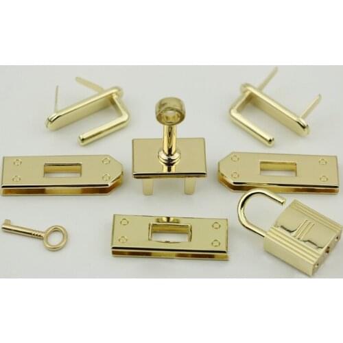 12 Pieces Handbags Hardware Accessories Padlocks Special Offer Light Gold Silver Gun Black Antique Color Hardware Lock