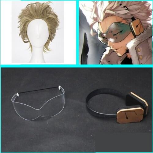 My Hero Academia Boku no Hero Academia Hawks Earphone Headphone Glasses Props Anime Boku no Hero Academia Halloween Cosplay Prop