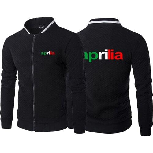 Motorcycle Aprilia Print Mens Hoodies 2021Sweatshirts Patchwork Hoody Fleece Tracksuit Male Warm Hooded Zipper Sportswear