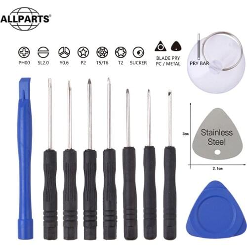 Professional Portable 9 in 1 Mobile Phone Repair Tools Screwdriver Kits Opening Mobile Phone Repair Tool for iPhone and Others