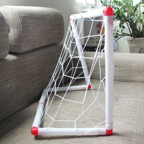 Indoor Outdoor Mini Children Football Soccer Goal Post Net Set with Ball Pump Kids Football Sport Toy Official Size