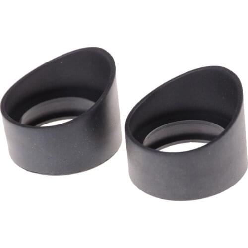 2018 New 2 Pcs/Set 34mm Diameter Rubber Eyepiece Cover Guards for Biological Stereo Microscope Telescope Monocular Binoculars